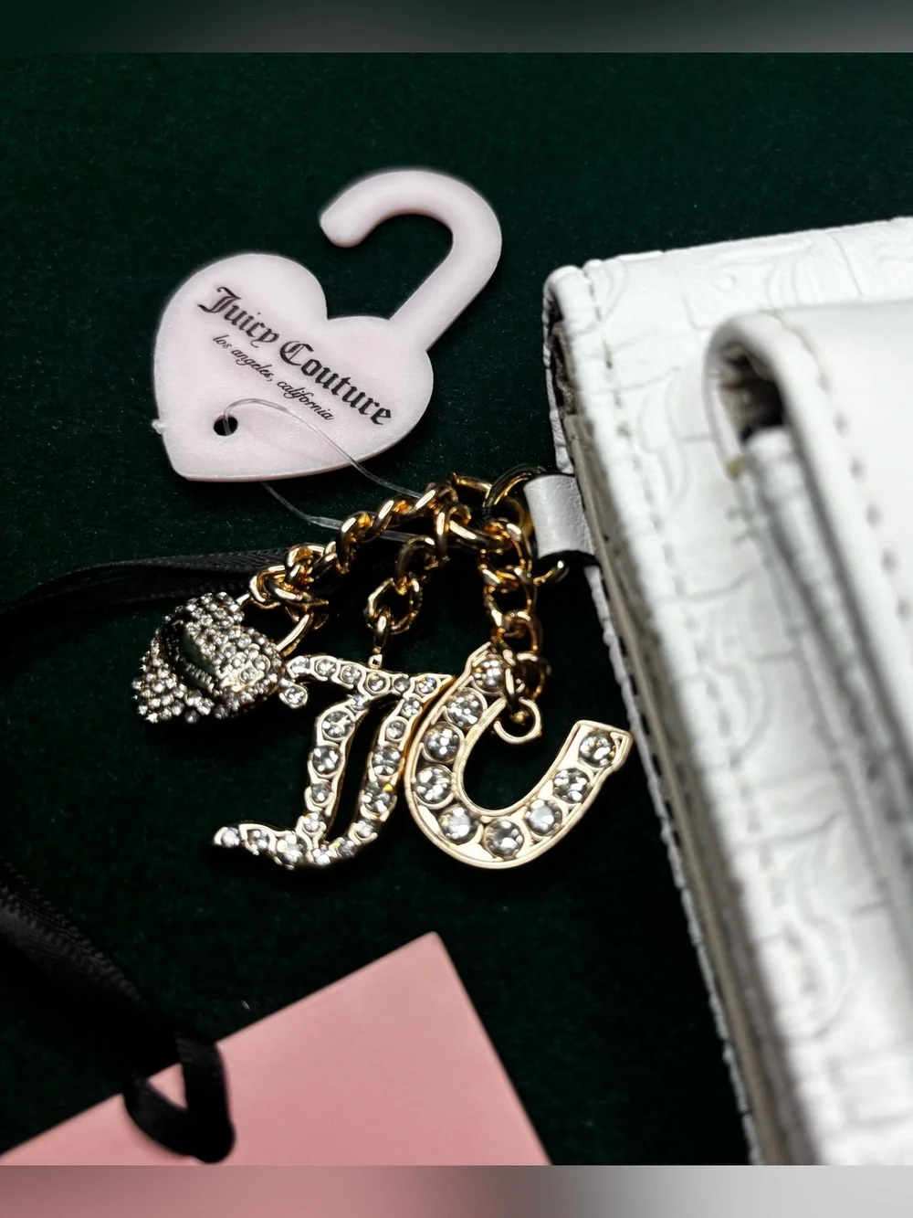 NWT Juicy Couture Angel Embossed Satchel & Matching Wallet Bundle